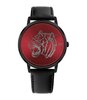 Horloge TOMMY HILFIGER LUNAIRE NIEUWJAAR Heren 1791976 Analoog Behuizing MINERAAL Rood Armband Leer Zwart Gespíndel Waterdichtheid 3BAR