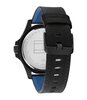 Horloge TOMMY HILFIGER RYAN Heren 1791993 Analoog Behuizing MINERAAL Zwart Armband GERECYCLEERD PLASTIC Blauw Gespíndel Waterdichtheid 5BAR