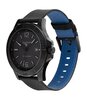 Horloge TOMMY HILFIGER RYAN Heren 1791993 Analoog Behuizing MINERAAL Zwart Armband GERECYCLEERD PLASTIC Blauw Gespíndel Waterdichtheid 5BAR