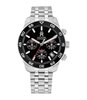 Horloge TOMMY HILFIGER TH85 CHRONO (41MM) Heren 1792156 Analoog Behuizing MINERAAL Zwart Bracelette Roestvrij staal Staal Etanchéiteiten 5BAR