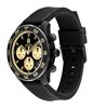 Horloge TOMMY HILFIGER TH85 CARBON Heren 1792182 Analoog Behuizing MINERAAL Zwart Bracelette Silicone Zwart Etanchéiteiten 5BAR