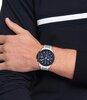 Horloge TOMMY HILFIGER JAMESON Heren 1792198 Analoog Behuizing MINERAAL Blauw Bracelette Roestvrij staal Staal Etanchéiteiten 5BAR