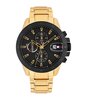 Horloge TOMMY HILFIGER JAMESON Heren 1792199 Analoog Behuizing MINERAAL Zwart Bracelette Staal Geelgoudkleurig Etanchéiteiten 5BAR