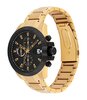 Horloge TOMMY HILFIGER JAMESON Heren 1792199 Analoog Behuizing MINERAAL Zwart Bracelette Staal Geelgoudkleurig Etanchéiteiten 5BAR