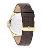 Horloge TOMMY HILFIGER BRUCE Heren 1792204 Analoog Behuizing Mineraal Zilverkleurig Bracelette Leer Bruin Etanchéiteiten 3 ATM