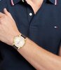 Horloge TOMMY HILFIGER BRUCE Heren 1792204 Analoog Behuizing Mineraal Zilverkleurig Bracelette Leer Bruin Etanchéiteiten 3 ATM