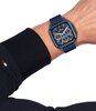 Montre TOMMY HILFIGER HERALD Homme 1792219 Analogue Cadran MINERAL Bleu Bracelet Cuir Bleu Etanchéité 5BAR