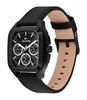 Montre TOMMY HILFIGER HERALD Homme 1792220 Analogue Cadran MINERAL Noir Bracelet Cuir Noir Etanchéité 5BAR
