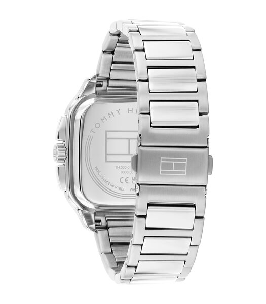 Horloge TOMMY HILFIGER HERALD Heren 1792222 Analoog Behuizing MINERAAL Blauw Bracelette Roestvrij staal Staal Etanchéiteiten 5BAR