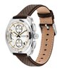 Montre TOMMY HILFIGER COLE Homme 1792270 Analogique Cadran Minéral Blanc Bracelet Cuir Brun Etanchéité 5 ATM