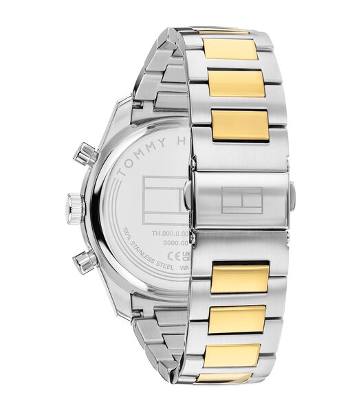 Horloge TOMMY HILFIGER HAMPTON Heren 1792279 Analoog Behuizing Mineraal Groen Bracelette Roestvrij staal Staal Etanchéiteiten 5 ATM