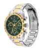 Horloge TOMMY HILFIGER HAMPTON Heren 1792279 Analoog Behuizing Mineraal Groen Bracelette Roestvrij staal Staal Etanchéiteiten 5 ATM
