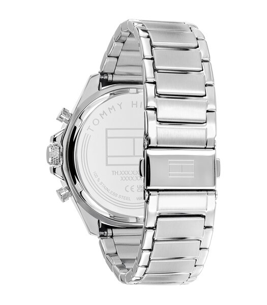 Montre TOMMY HILFIGER CLARK Homme 1792290 Analogique Cadran Minéral Vert Bracelet Acier inoxydable Acier Etanchéité 5 ATM