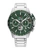 Montre TOMMY HILFIGER BANK Homme 1792293 Analogique Cadran Minéral Vert Bracelet Acier inoxydable Acier Etanchéité 5 ATM