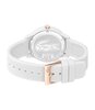 Horloge LACOSTE SPORT INSPIRED Dames 2001211 Analoog Behuizing MINERAAL Wit Bracelette Silicone Wit Boucle ardillon Etanchéiteiten 5BAR