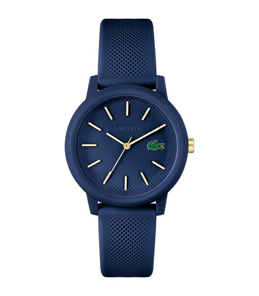 Horloge LACOSTE SPORT INSPIRED Dames 2001271 Analoog Behuizing MINERAAL Blauw Bracelette Silicone Blauw Boucle ardillon Etanchéiteiten 5BAR