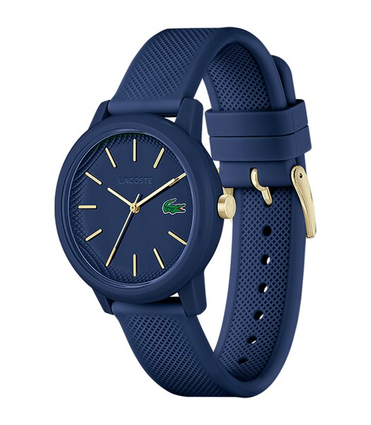 Horloge LACOSTE SPORT INSPIRED Dames 2001271 Analoog Behuizing MINERAAL Blauw Bracelette Silicone Blauw Boucle ardillon Etanchéiteiten 5BAR