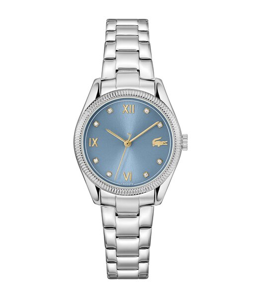 Horloge LACOSTE CLASSIC ELEGANCE Dames 2001423 Analoog Behuizing MINERAAL Blauw Bracelette Roestvrij staal Staal Etanchéiteiten 5BAR