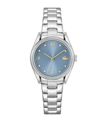Horloge LACOSTE CLASSIC ELEGANCE Dames 2001423 Analoog Behuizing MINERAAL Blauw Bracelette Roestvrij staal Staal Etanchéiteiten 5BAR