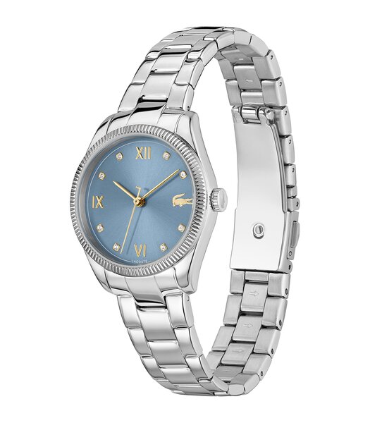 Horloge LACOSTE CLASSIC ELEGANCE Dames 2001423 Analoog Behuizing MINERAAL Blauw Bracelette Roestvrij staal Staal Etanchéiteiten 5BAR