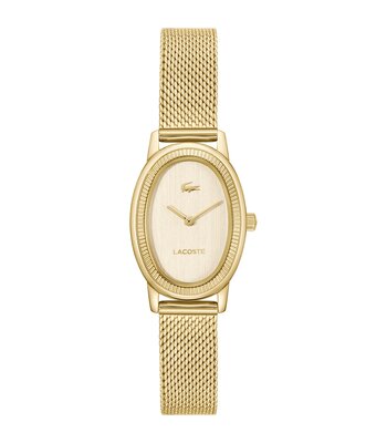 Horloge LACOSTE CLASSIC ELEGANCE Dames 2001453 Analoog Behuizing MINERAAL Geelgoud Bracelette Staal Geelgoudkleurig Etanchéiteiten 3BAR