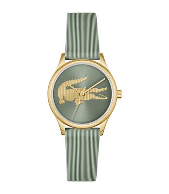 Horloge LACOSTE LIFESTYLE Dames 2001481 Analoog Behuizing MINERAAL Groen Bracelette Silicone Groen Etanchéiteiten 5BAR
