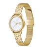 Horloge LACOSTE CLASSIC ELEGANCE Dames 2001500 Analoog Behuizing MINERAAL Wit Bracelette Staal Geelgoudkleurig Etanchéiteiten 5BAR