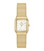 Montre LACOSTE RENE Femme 2001505 Analogue Cadran MINERAL Blanc Bracelet Acier inoxydable Acier / or jaune Etanchéité 5BAR