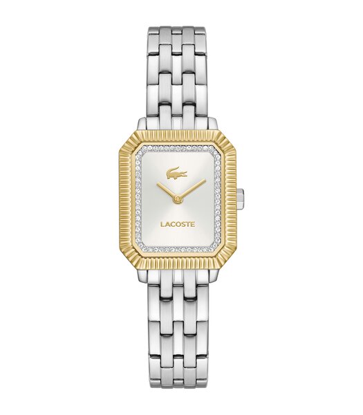 Horloge LACOSTE LACOSTE PARISIENNE Dames 2001518 Analoog Behuizing Mineraal Zilverkleurig Bracelette Roestvrij staal Staal Etanchéiteiten 3 ATM