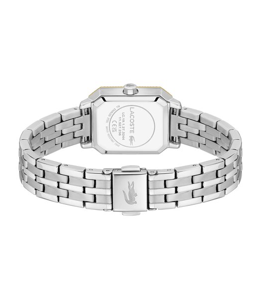 Horloge LACOSTE LACOSTE PARISIENNE Dames 2001518 Analoog Behuizing Mineraal Zilverkleurig Bracelette Roestvrij staal Staal Etanchéiteiten 3 ATM