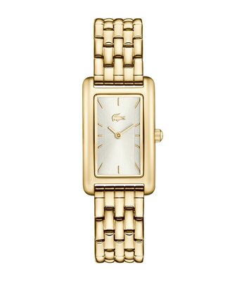 Montre LACOSTE CROISETTE Femme 2001526 Analogique Cadran Minéral Gris Bracelet Acier inoxydable Acier / or jaune Etanchéité 3 ATM