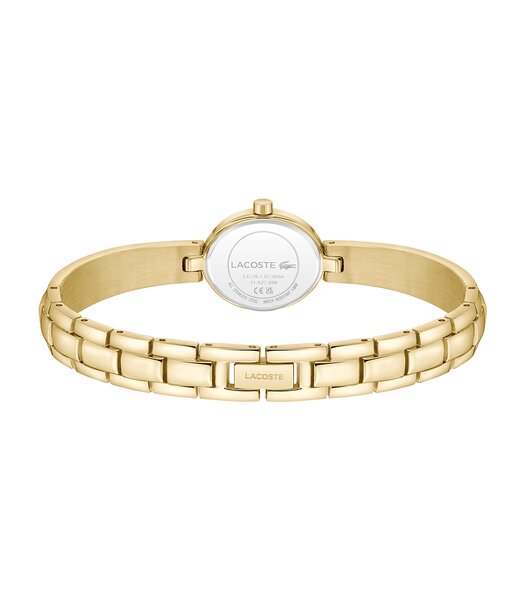 Horloge LACOSTE SUZANNE Dames 2001527 Analoog Behuizing Mineraal Goudkleurig Bracelette Roestvrij staal Staal / geelgoudkleurig Etanchéiteiten 5 ATM