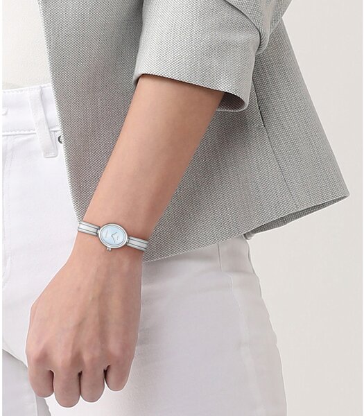 Horloge LACOSTE SUZANNE Dames 2001528 Analoog Behuizing Mineraal Blauw Bracelette Roestvrij staal Staal Etanchéiteiten 5 ATM