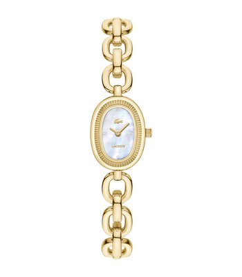 Montre LACOSTE LACOSTE PETITE PARISIENNE Femme 2001540 Analogique Cadran Minéral Nacré Bracelet Acier inoxydable Acier / or jaune Etanchéité 3 ATM
