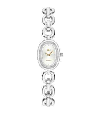 Montre LACOSTE LACOSTE PETITE PARISIENNE Femme 2001541 Analogique Cadran Minéral Argenté Bracelet Acier inoxydable Acier Etanchéité 3 ATM