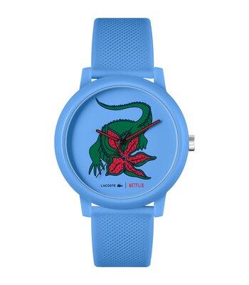Horloge LACOSTE SPORT INSPIRED Unisex 2011266 Analoog Behuizing MINERAAL Blauw Bracelette Silicone Blauw Boucle déployante Etanchéiteiten 5BAR