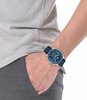Horloge LACOSTE Heren 2011344 Analoog Behuizing MINERAAL Blauw Bracelette Leer Blauw Etanchéiteiten 5BAR
