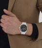 Horloge LACOSTE Heren 2011347 Analoog Behuizing MINERAAL Zwart Bracelette Roestvrij staal Staal Etanchéiteiten 5BAR