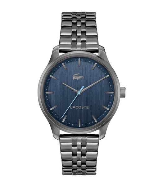 Horloge LACOSTE Heren 2011371 Analoog Behuizing MINERAAL Blauw Bracelette Staal Grijs Etanchéiteiten 5BAR