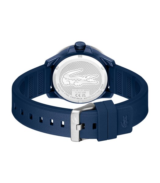 Montre LACOSTE SPORT INSPIRED Homme 2011413 Analogue Cadran MINERAL Bleu Bracelet Silicone Bleu Etanchéité 10BAR
