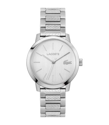 Horloge LACOSTE LIFESTYLE Heren 2011420 Analoog Behuizing MINERAAL Zilverkleurig Bracelette Roestvrij staal Staal Etanchéiteiten 5BAR