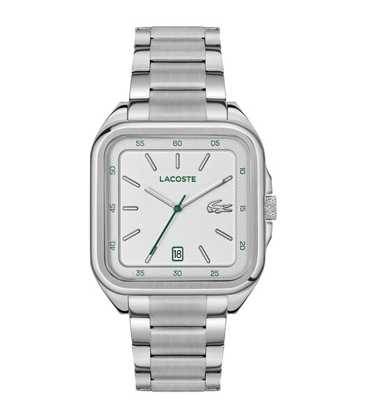 Montre LACOSTE LIFESTYLE Homme 2011460 Analogue Cadran MINERAL Argenté Bracelet Acier inoxydable Acier Etanchéité 5BAR