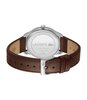 Montre LACOSTE CLASSIC ELEGANCE Homme 2011477 Analogue Cadran MINERAL Bleu Bracelet Cuir Brun Etanchéité 5BAR