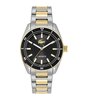 Horloge LACOSTE CLASSIC ELEGANCE Heren 2011488 Analoog Behuizing MINERAAL Zwart Bracelette Roestvrij staal Staal / geelgoudkleurig Etanchéiteiten 5BAR