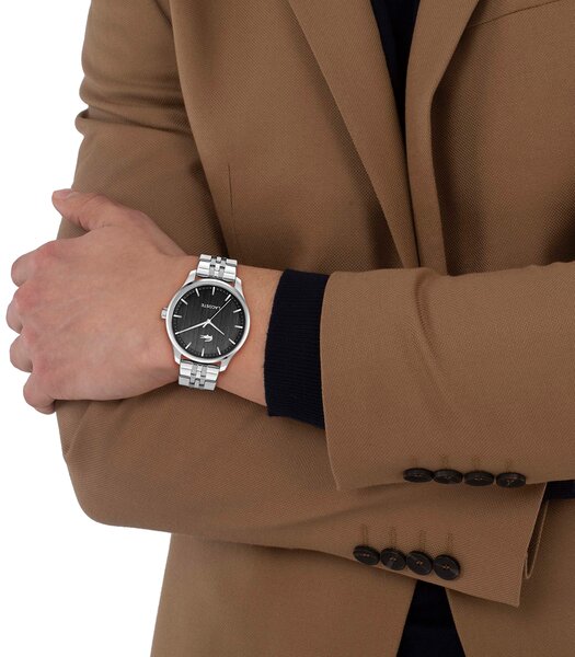 Horloge LACOSTE CLASSIC ELEGANCE Heren 2011509 Analoog Behuizing MINERAAL Groen Bracelette Roestvrij staal Staal Etanchéiteiten 5BAR