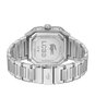 Horloge LACOSTE LC33 SQUARE Heren 2011531 Digitaal + analoog Behuizing Mineraal Zilverkleurig Bracelette Roestvrij staal Staal Etanchéiteiten 10 ATM