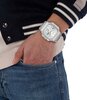 Horloge LACOSTE LC33 SQUARE Heren 2011531 Digitaal + analoog Behuizing Mineraal Zilverkleurig Bracelette Roestvrij staal Staal Etanchéiteiten 10 ATM
