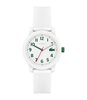 Horloge LACOSTE SPORT INSPIRED Kinderen 2030039 Analoog Behuizing MINERAAL Wit Bracelette Silicone Wit Boucle ardillon Etanchéiteiten 5BAR