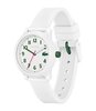 Horloge LACOSTE SPORT INSPIRED Kinderen 2030039 Analoog Behuizing MINERAAL Wit Bracelette Silicone Wit Boucle ardillon Etanchéiteiten 5BAR