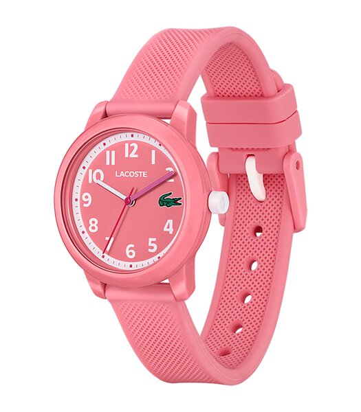 Horloge LACOSTE SPORT INSPIRED Kinderen 2030040 Analoog Behuizing MINERAAL Roze Bracelette Silicone Roze Boucle ardillon Etanchéiteiten 5BAR